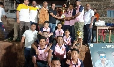 श्री नृसिंह चषक क्रिकेट स्पर्धेत देशमाने वॉरियर संघ विजयी..