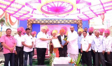 अध्यापक के. व्ही. पाटील यांचे शैक्षणिक विकासात योगदान मोठे.  :-आमदार हसन मुश्रीफ यांचा गौरवोद्गार