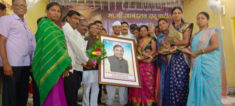 ए डी पाटील यांनी आपल्या कार्यातून अनेकाचे गोरगरिब जनतेचे संसार फुलवलेत! गोकुळचे चेअरमन, अरुण कुमार डोंगळे यांचे प्रतिपादन