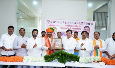 भाजपाचे ओबीसी मोर्चा प्रदेशाध्यक्ष संजय गाते यांचे कोल्हापुरात मोठ्या उत्साहात स्वागत