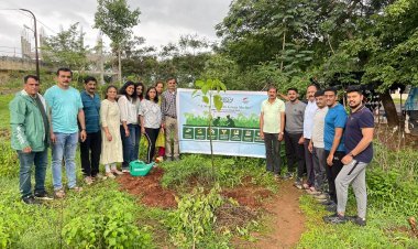 क्रिडाई'च्या वतीने फिल्टर हाऊस परिसरामध्ये वृक्षारोपण..