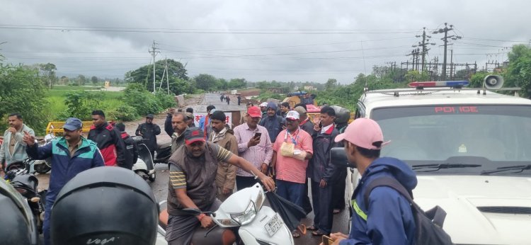 बालिंगा पुलावरील वाहतूक बंदच