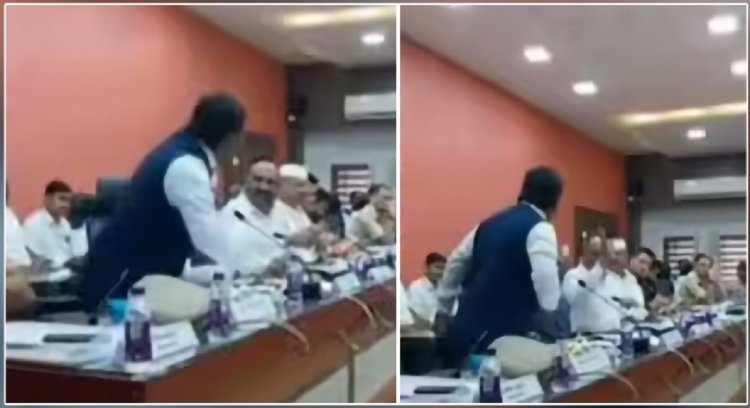 संभाजीनगरच्या जिल्हा नियोजन समितीच्या बैठकीत राडा