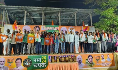 सतेज पाटील गटाच्या कार्यकर्त्यांचा भाजपमध्ये जाहीर प्रवेश...