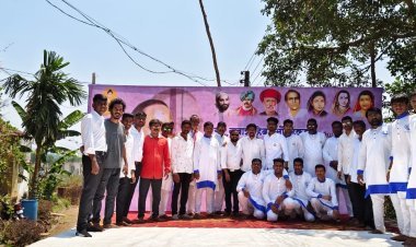 शिरोली दुमाला : धरणग्रस्त नवीन वसाहत येथे भीम जयंती उत्सव प्रथमच मोठ्या उत्साहात