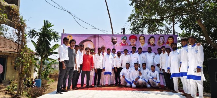शिरोली दुमाला : धरणग्रस्त नवीन वसाहत येथे भीम जयंती उत्सव प्रथमच मोठ्या उत्साहात