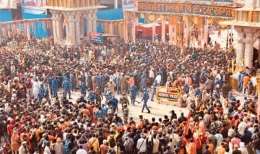 अयोध्येतील राम मंदिरात गोळी लागून जवानाचा मृत्यू