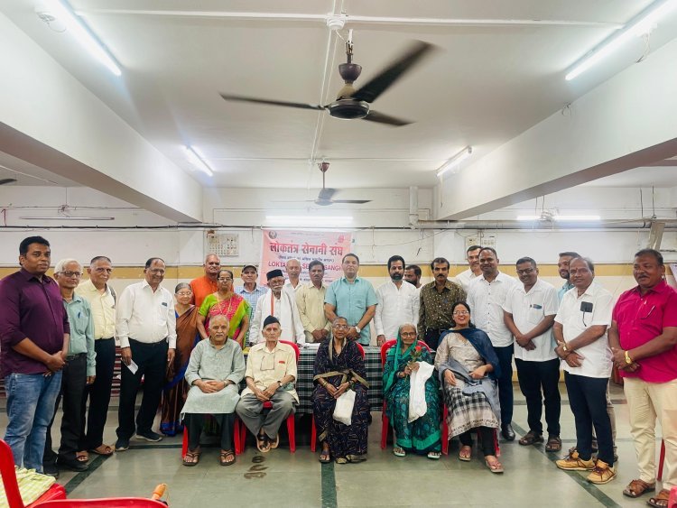 भाजपच्या वतीने तुरुंगवास भोगलेल्या व्यक्तींचा सन्मान