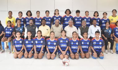 राष्ट्रीय फुटबॉल स्पर्धेसाठी महाराष्ट्राचा संघ कोल्हापुरातून रवाना