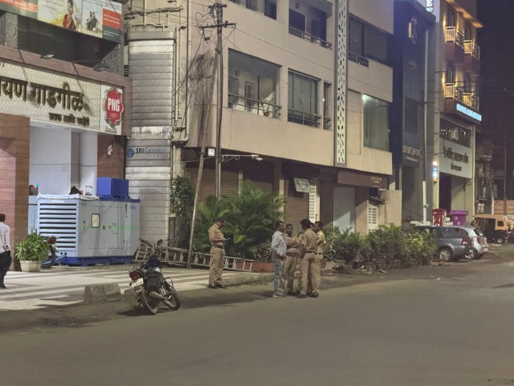 शिवसेनेच्या आंदोलनानंतर व्हीनस कॉर्नर परिसरात पोलिसांचा बंदोबस्त