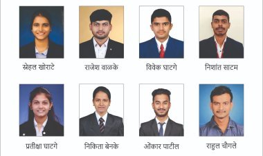 डी. वाय. पाटील कॅम्पसचे 8 विद्यार्थी शिवाजी विद्यापीठाच्या 'टॉप 10' मध्ये