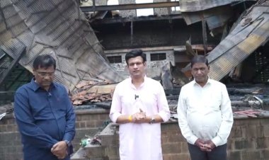 समरजितसिंह घाटगे दिल्लीहून थेट भोसले नाट्यगृह दुर्घटनास्थळी दाखल