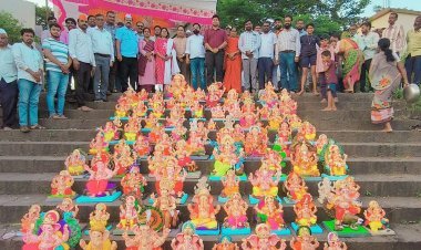जि. प. पर्यावरणपूरक गणेशोत्सव उपक्रमात 2 लाख 58 हजार मुर्ती संकलन
