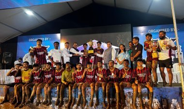 संजय घोडावत इंटरनॅशनल स्कूलच्या फुटबॉल संघाची राष्ट्रीय स्पर्धेसाठी निवड