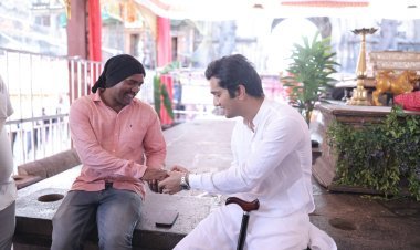 भंगार गोळा करणार्‍या मारूती कांबळेला कृष्णराज महाडिक यांच्याकडून मिळाला मायेचा हात