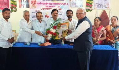 थेरगाव येथे राजर्षी शाहू साहित्य पुरस्कार वितरण सोहळा उत्साहात संपन्न