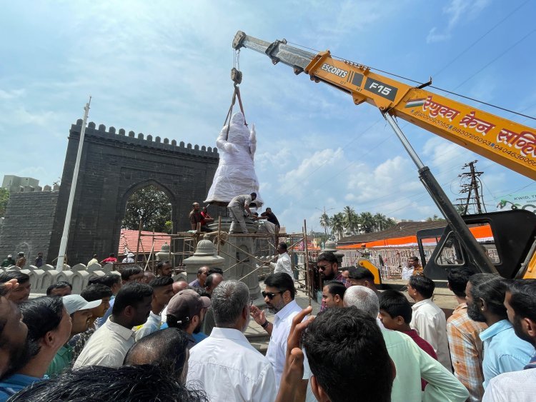 काँग्रेस नेते राहुल गांधी यांच्याहस्ते उद्या शुक्रवारी कसबा बावड्यात छ. शिवाजी महाराजांच्या पुतळ्याचे अनावरण