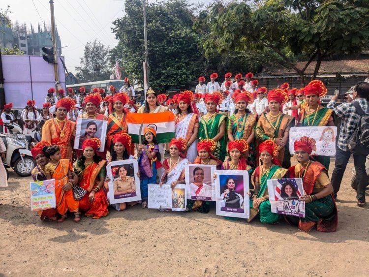 विविध क्षेत्रातील 350 हून अधिक महिलांनी रॅलीतून घडवले नारीशक्तीचे दर्शन