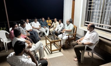 स्व.पी.एन.पाटील यांना श्रद्धांजली वाहण्यासाठी शेतकरी संघटनेचा राहूल पाटील यांना पाठिंबा