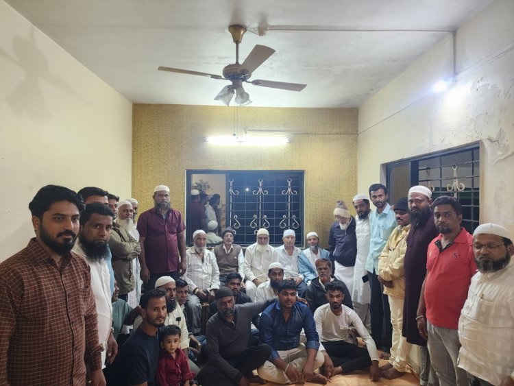 आजऱ्यातील मुस्लिम समाजाचा के. पी. पाटील यांना पाठिंबा