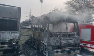 जयपूर येथे भीषण आग ; १४ जणांचा मृत्यू