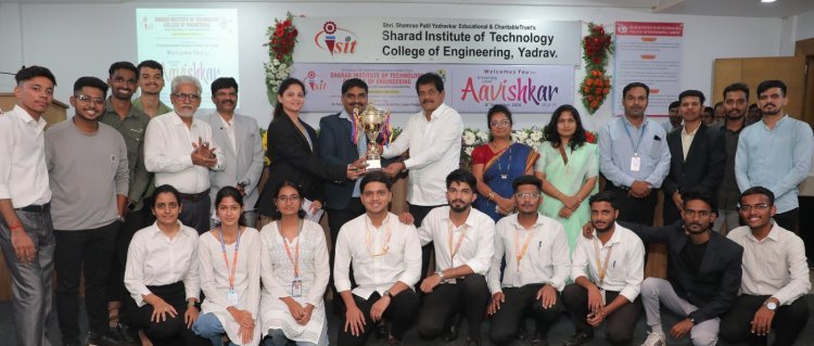 शरद इन्स्टिट्युट अविष्कार संशोधन स्पर्धेत सर्वोत्कृष्ट आंतर राज्य स्तर स्पर्धेसाठी दोन प्रकल्पांची निवड