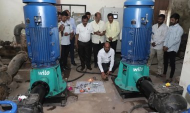 नवीन पाईपलाईनचे आमदार अमल महाडिक यांच्या हस्ते उद्घाटन