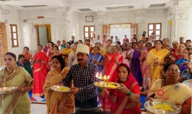 कागलच्या श्रीराम मदिंरमध्ये अयोध्येतील प्रभु श्री रामलल्ला प्राण प्रतिष्ठापनेच्या वर्षपुर्ती निमित्ताने विविध धार्मिक कार्यक्रम उत्साहात