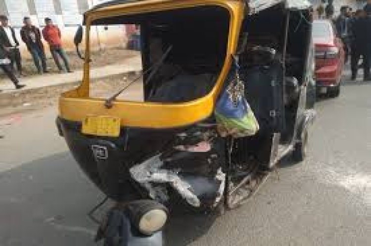 कारंजा पोहा रस्त्यावर रिक्षा - पिकअप धडक होऊन तीन जणांचा मृत्यू