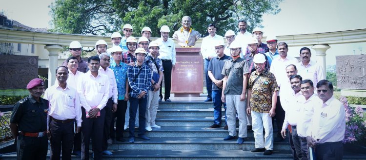 इंडोनेशियन साखर तज्ञांची शाहू साखर कारखान्यास भेट