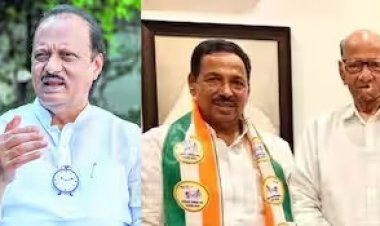 अजितदादा काकांना धक्का देण्याच्या तयारीत ?  'हा' आमदार दिसला शिवनेरीवर