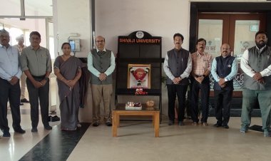 शिवाजी विद्यापीठात बाळशास्त्री जांभेकर यांची जयंती