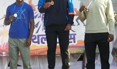 शिवाजी विद्यापीठाचा ऋषीप्रसाद देसाई स्पर्धेतील वेगवान धावपटू