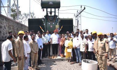 चिमगाव उपकेंद्रामुळे कार्यक्षेत्रातील आठ गावांना नियमित व उच्च दाबाने वीज पुरवठा होईल : वैद्यकीय शिक्षण मंत्री हसन मुश्रीफ