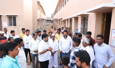 बोंद्रेनगरातील ७७ जणांच्या घराचे स्वप्न पूर्णत्वाकडे : सतेज पाटील यांच्याकडून पाहणी