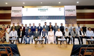 क्रिडाई कोल्हापूरच्या नवीन मॅनेजिंग कमिटीचा पदग्रहण सोहळा संपन्न