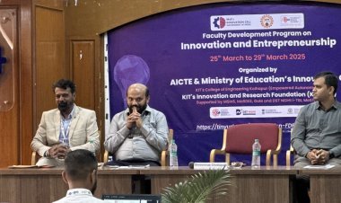 केआयटी मध्ये ‘इनोव्हेशन व उद्योजकता’ विषयक कार्यशाळा संपन्न ..!