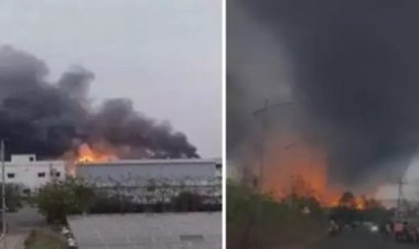 नागपूर येथील उमरेड औद्योगिक वसाहतीत भीषण आग; चार कामगारांचा मृत्यू