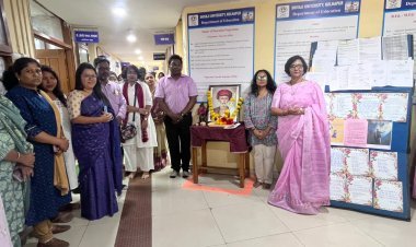 शिक्षणशास्त्र अधिविभागामध्ये महात्मा ज्योतिबा फुले यांची जयंती साजरी ..!