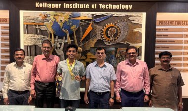 केआयटीच्या विश्व तांबेचे राष्ट्रीय स्तरावरील पॅरा स्पर्धेत यश ..!