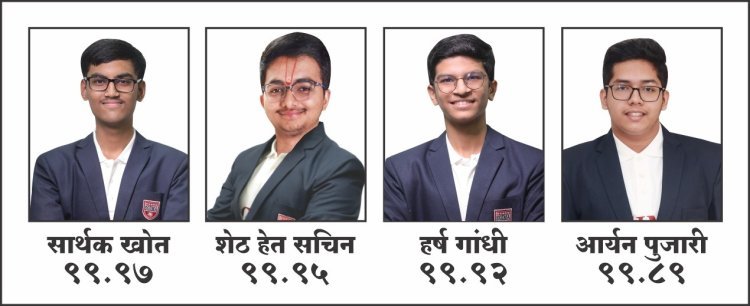घोडावत आयआयटी व मेडिकल अकॅडमीचे जेईई मेन्समध्ये उत्तुंग यश