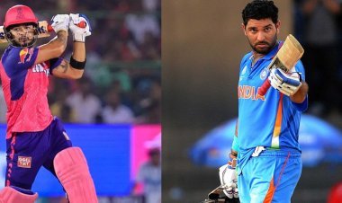 रियान परागचा षटकारांचा पाऊस; तरीही युवराजचा विक्रम अबाधित