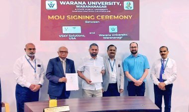 वारणा विद्यापीठ आणि व्हीएसकेवाय सोल्यूशन्स, अमेरिका यांच्यात सामंजस्य करार