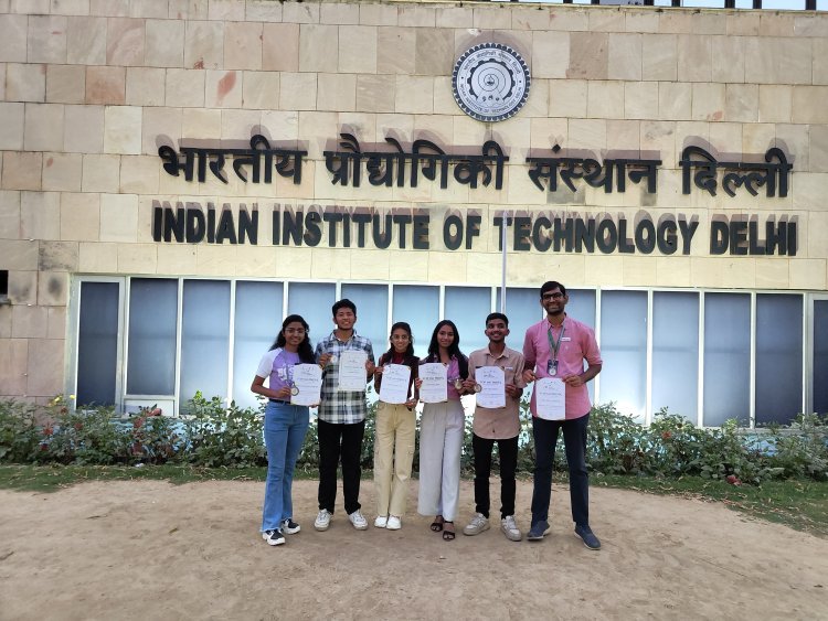 डीकेटीईच्या विद्यार्थ्यांची आयआयटी दिल्ली येथे युथ आयडियाथॉन राष्ट्रीय स्तरावरील स्पर्धेत यशस्वी कामगिरी