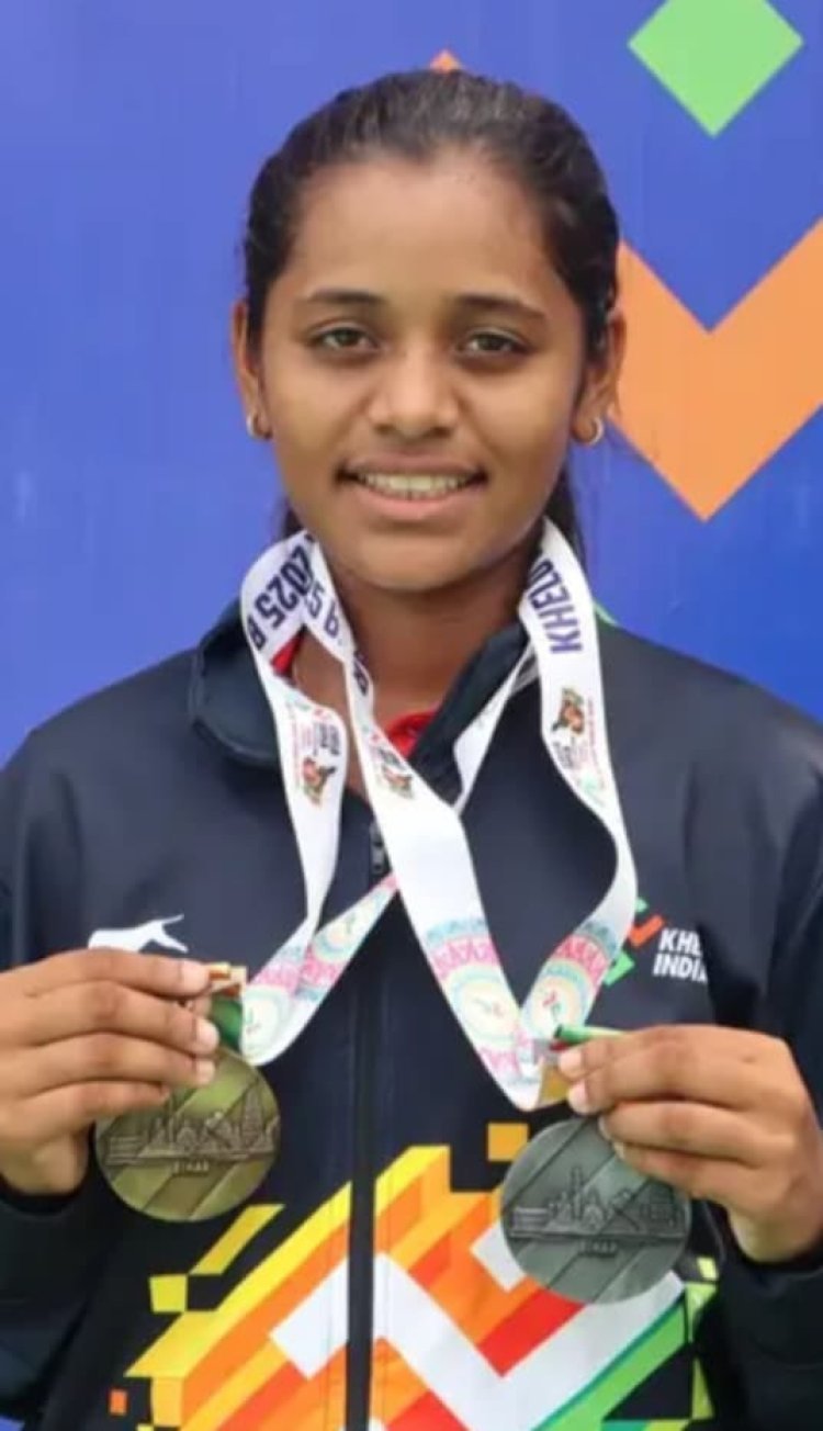 खेलो इंडिया यूथ गेम्समध्ये संजय घोडावत इंटरनॅशनल स्कूलच्या ऐश्वर्याचे सुवर्ण !