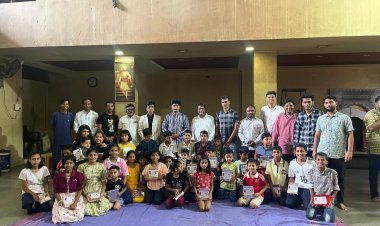 कै. किरणराव माने यांच्या स्मृतिप्रीत्यर्थ मोफत शालेय साहित्य वाटप व शिक्षक सत्कार सोहळा संपन्न