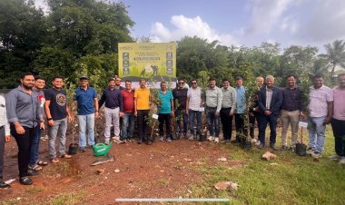 क्रिडाई कोल्हापूरच्या वतीने पर्यावरण दिनानिमित्त वृक्षारोपण कार्यक्रम संपन्न