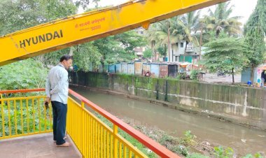 महापालिकेच्या वतीने शहरातील नाले सफाई मधून 45 हजार 500 टन गाळ उठाव