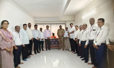 राजर्षि शाहू गव्हर्मेंट सर्व्हटस को - ऑपरेटिव्ह बँकेमध्ये लोकराजा राजर्षी शाहू महाराज यांची 151 वी जयंती उत्साहात संपन्न