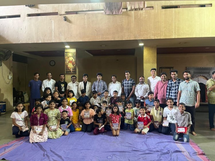 कै. किरणराव माने यांच्या स्मृतिप्रीत्यर्थ मोफत शालेय साहित्य वाटप व शिक्षक सत्कार सोहळा संपन्न